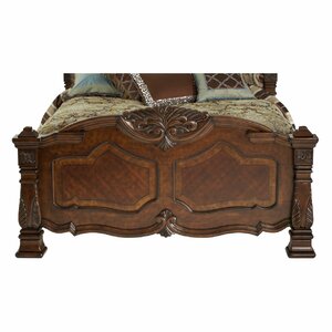 Michael Amini Windsor Court Solid Wood Bed & Reviews | Wayfair